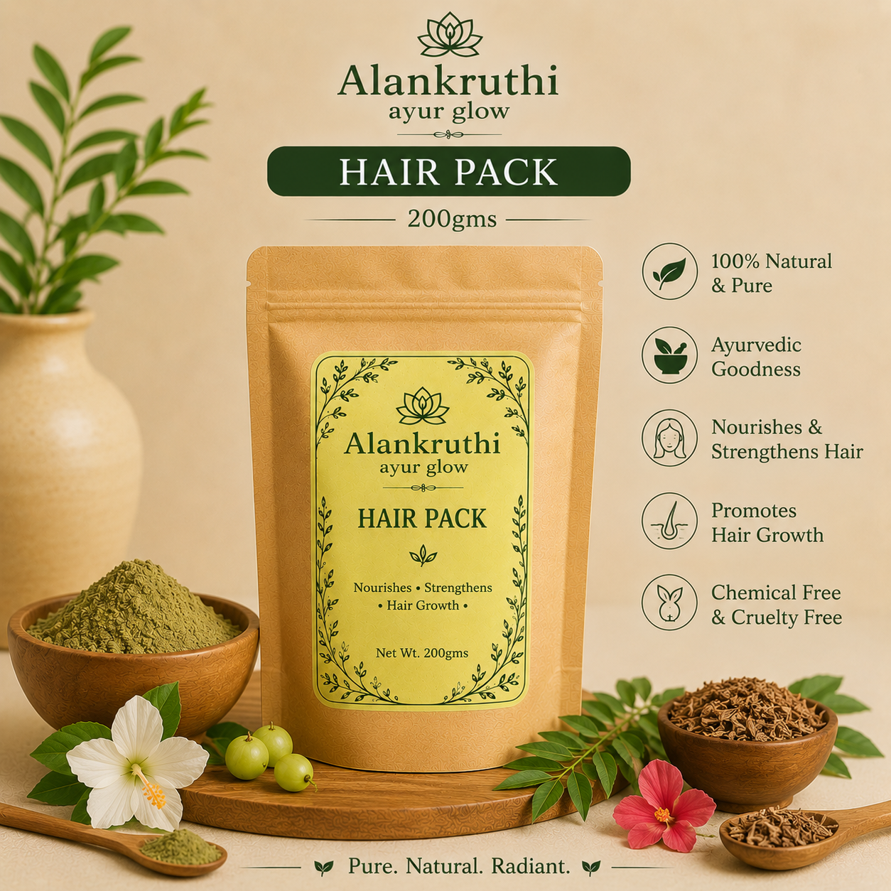 Hair Pack 200 gms